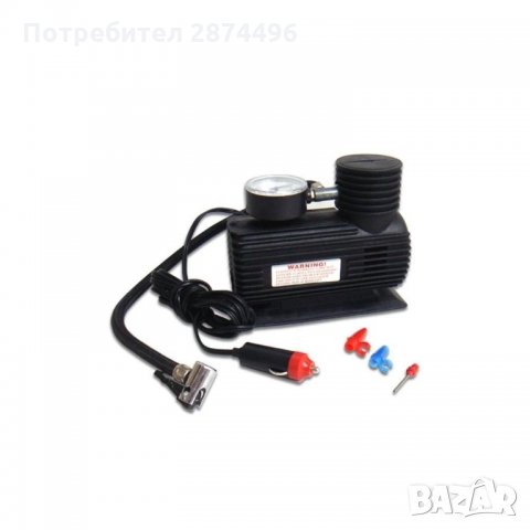 0780 Преносим компресор за автомобил на 12V, манометър