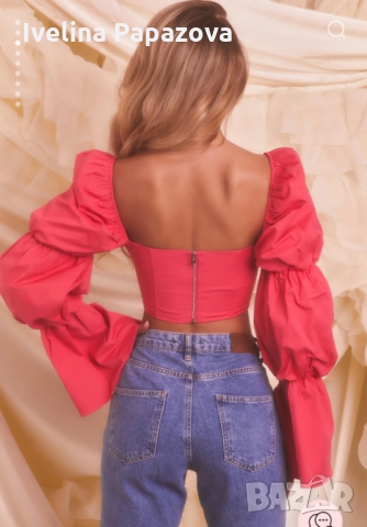 Дамски съблазнителен топ от oh polly, снимка 3 - Корсети, бюстиета, топове - 36102449