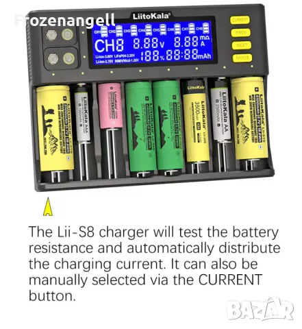Зарядно устройство Liitokala Lii-S8, снимка 2 - Други - 48941177