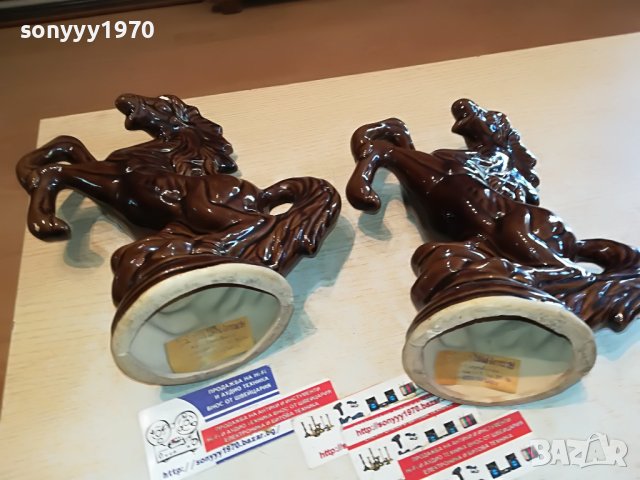 кончета коне 2бр керамика с етикети 1806231836MHL4, снимка 2 - Антикварни и старинни предмети - 41246514