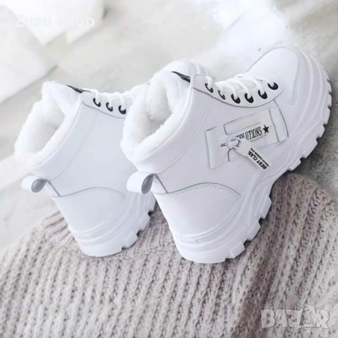 Дамски ежедневни зимни обувки, снимка 5 - Дамски боти - 53056019