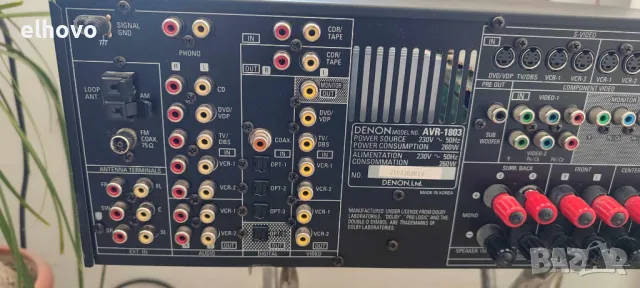 Ресивър Denon AVR-1803, снимка 2 - Ресийвъри, усилватели, смесителни пултове - 49008001
