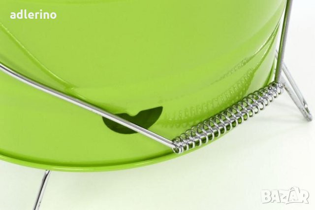 Грил кофа, кофа-грил, мини грил, парти грил, парти барбекю, мини барбекю, зелено, снимка 3 - Барбекюта - 34392579