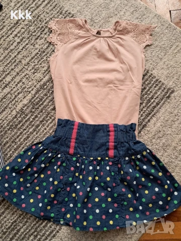 Рокля, поличка и тениска 