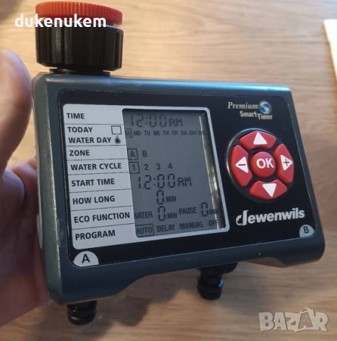 Програматор, таймер за напояване с 2 независими изхода и 4 програми за всяка зона, снимка 10 - Напояване - 52463573