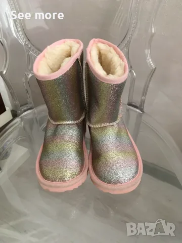 UGG Kids Classic II Glitter Boot лимитиран десен Metallic Rainbow/Pink design 28.5