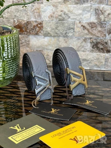колани от естествена кожа в кутия louis vuitton , снимка 10 - Колани - 50970175