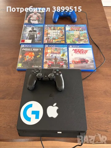 Sony PlayStation 4 Slim, снимка 5 - PlayStation конзоли - 56408471