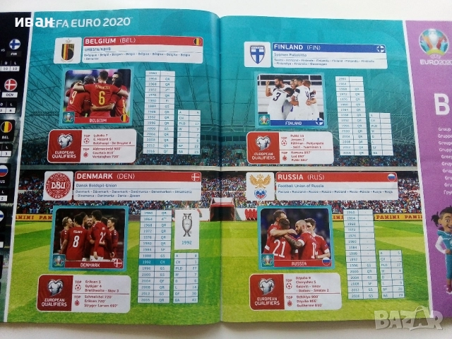Албум със стикери "UEFA EURO 2020" PANINI, снимка 11 - Колекции - 52477470
