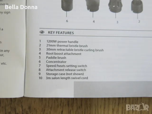 Електрическа четка за коса Remington Airstyler Amaze AS1220, 1200W, снимка 6 - Сешоари - 50360397