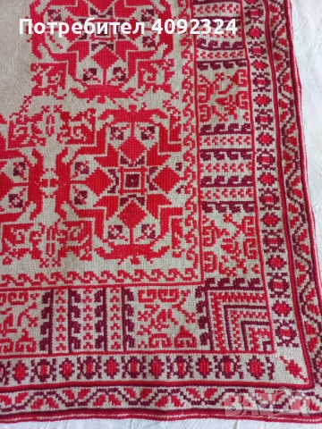 Уникално голямо каре с българска ръчна бродерия, снимка 2 - Декорация за дома - 51797544