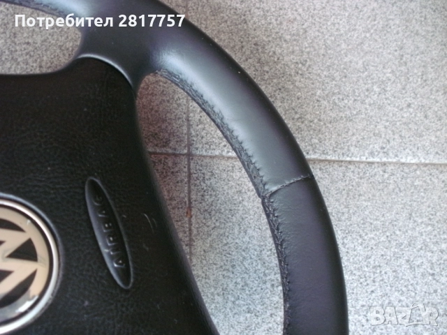 Волан с айр-бег / кожен / за Голф 4,Бора,Пасат 4,5,Сеат,Шкода !, снимка 9 - Аксесоари и консумативи - 52215572