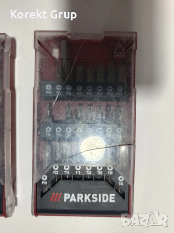Parkside голям комплект..., снимка 7 - Куфари с инструменти - 52467714