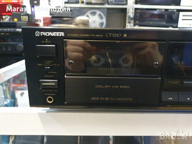 Касетен дек Pioneer CT-S210 В отлично техническо и визуално състояние., снимка 6 - Декове - 48443809