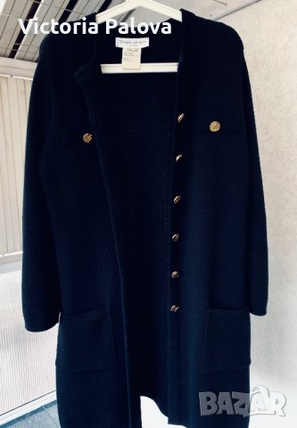 Висша мода, жилетка-палто YVES SAINT LAURENT vintage , снимка 4 - Жилетки - 44337984