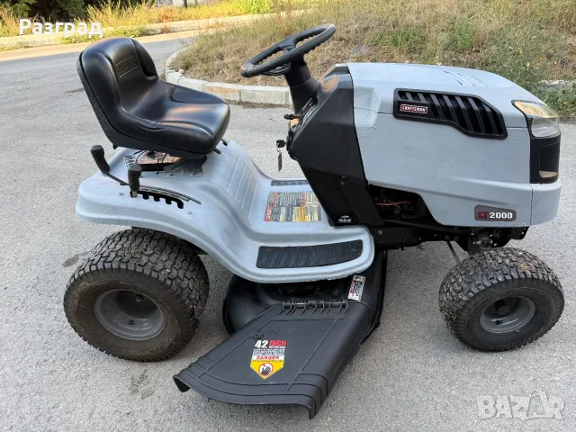 Тракторна косачка CRAFTSMAN 19.5 к.с briggs&stratton, снимка 2 - Градинска техника - 54601050
