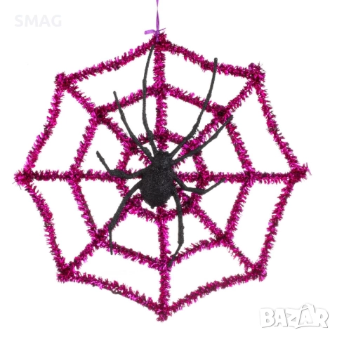 Декоративна паяжина Halloween / Хелоуин – Tinsel, черна_1218431