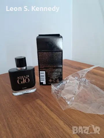 Acqua Di Gio Elixir Парфюм 50ml - Оригинал, снимка 2 - Мъжки парфюми - 55790289