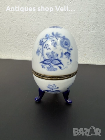 Порцеланово яйце тип Meissen №7743, снимка 4 - Антикварни и старинни предмети - 52813102