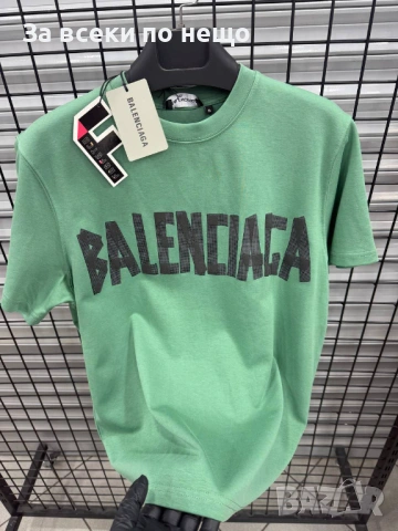 Balenciaga Мъжка Тениска👕Мъжка Блуза С Къс Ръкав - Налични Различни Цветове Код NGHSP46