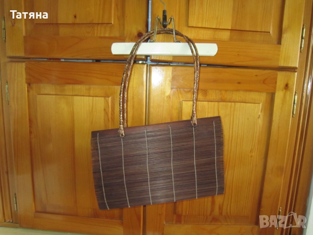 чанта  /ТИП- МЕДИЦИНСКА- межанизъм за заключване и ключе;кожени аксесоари;чанта -бамбук;Чанта МАNGO , снимка 15 - Чанти - 51635160