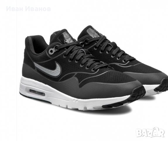 оригинални маратонки Nike Air Max 1 Ultra Moire Black -номер 37,5 , снимка 4 - Маратонки - 36412939