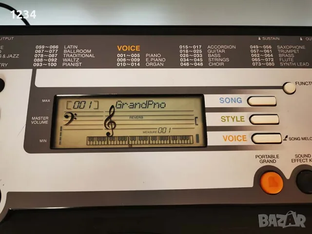 Синтезатор клавир пиано YAMAHA PSR E-213 с 5 октави, снимка 6 - Синтезатори - 55737167