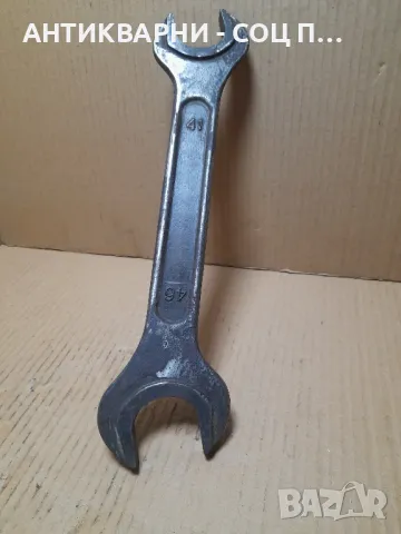 Соц Стар Гаечен Ключ 41/46мм Тегло 1.100кг., снимка 3 - Антикварни и старинни предмети - 48840889