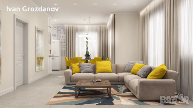 Многостаен апартамент със собствен двор - град София, с. Панчарево