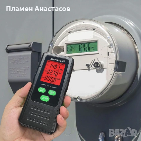 RDINSCOS RD630C EMF Meter – дигитален детектор за електромагнитно излъчване с цветен дисплей, снимка 4 - Друга електроника - 53297092