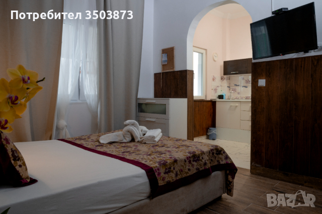 Halkidiki Beachfront small studio, снимка 1 - Почивки в Гърция - 44837322