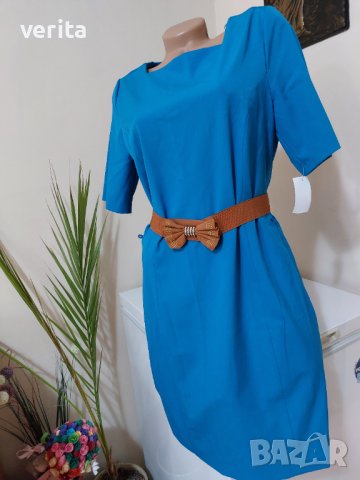 Синя рокля , снимка 9 - Рокли - 41458382