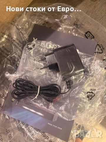 Нова! Прахосмукачка Rowenta X-FORCE FLEX 9.60 Allergie черен/лилав  Тип:Вертикална Вид на почистване, снимка 3 - Прахосмукачки - 53057627