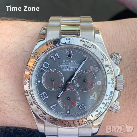 Rolex Cosmograph Daytona 40mm White Gold "Racing Dial" Automatic Различни Варианти, снимка 12 - Мъжки - 48183419
