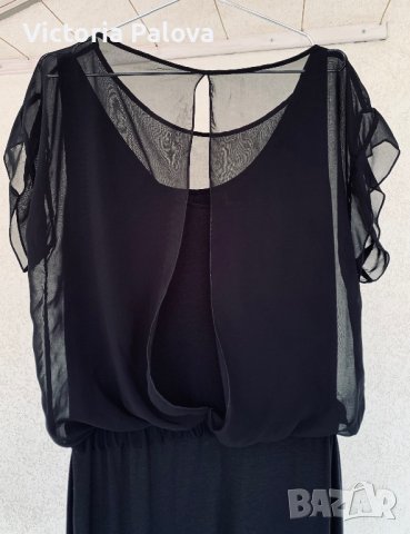 WEEKEND MAXMARA черна рокля, снимка 3 - Рокли - 41754190