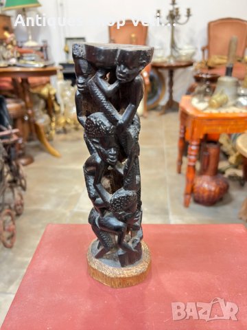 Африканска статуетка №4644 , снимка 1