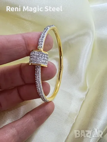 Гривна от медицинска стомана , снимка 4 - Гривни - 50155817