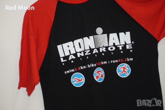Оригинална Спортна Тениска Ironman Lanzarote Triathlon Размер L, снимка 2 - Тениски - 42142769