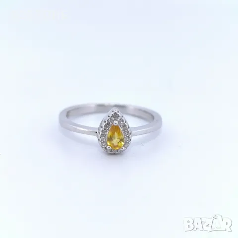 Класически Сребърни Пръстени с Естествени Камъни, снимка 9 - Пръстени - 49762024