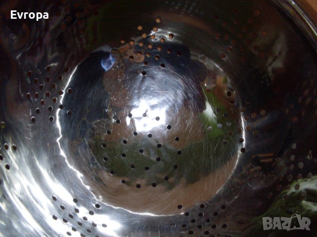 Гевгир и цедка за зеленчуци от неръждаема стомана., снимка 7 - Аксесоари за кухня - 40792284