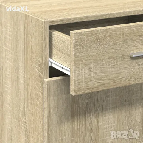 vidaXL Сайдборд, дъб сонома, 50x42,5x93 см, инженерно дърво, снимка 9 - Бюфети - 56148157