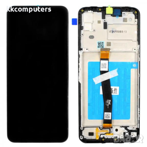 LCD Дисплей за Samsung SM-A226F A22 5G / GH81-20694A / Тъч скрийн (Без Рамка) / Черен / Оригинал Ser