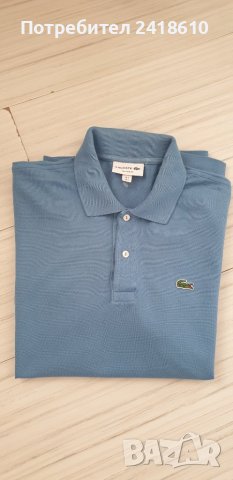 Lacoste Classic Fit Pique Cotton Mens Size 5 - L  ОРИГИНАЛ! Мъжка Тениска!, снимка 3 - Тениски - 44157020