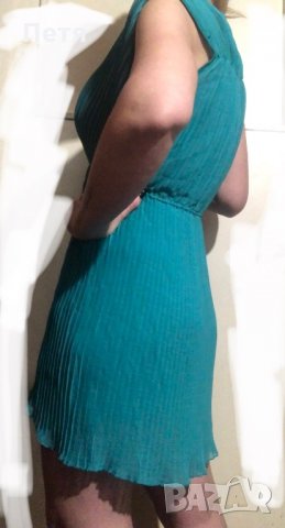 Дамска зелена рокля, снимка 4 - Рокли - 24852052
