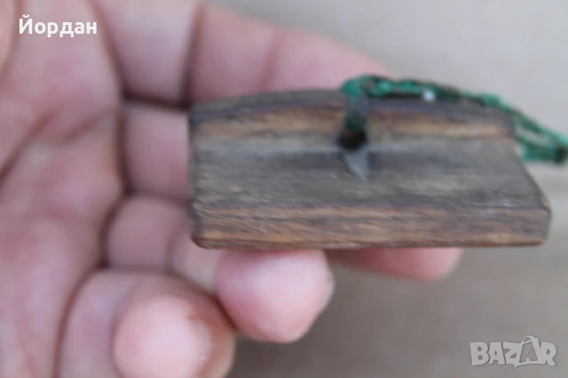 Дървен ритуален печат за хляб /Просфора/, снимка 5 - Антикварни и старинни предмети - 50524011