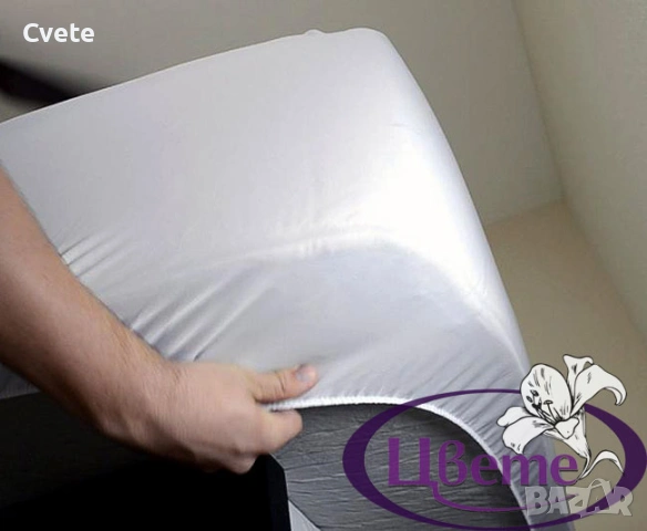 Непромокаем протектор за матрак -80/200см‼️ -10% за комплект с калъфка, снимка 4 - Спално бельо - 53617632