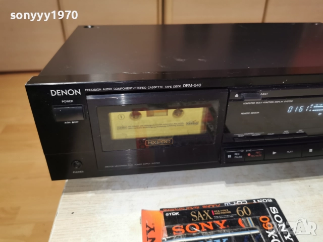 DENON DRM-540 DECK-ВНОС SWISS 0301261942, снимка 4 - Декове - 52967336