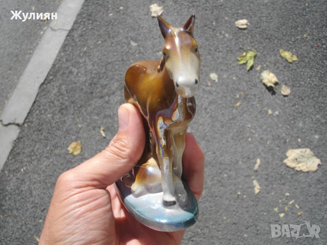 СТАР ПОРЦЕЛАН КОН С КОНЧЕ МАРКИРАН, снимка 4 - Антикварни и старинни предмети - 42109097
