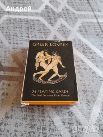 Еротични карти за игра Greek Lovers, снимка 2 - Карти за игра - 56226152