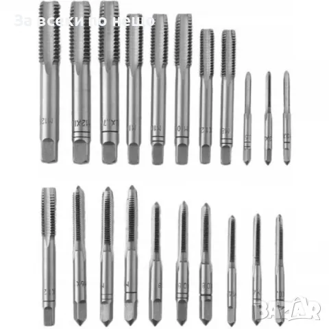 Комплект метчици и плашки 40 ЧАСТИ, снимка 6 - Други инструменти - 50361225